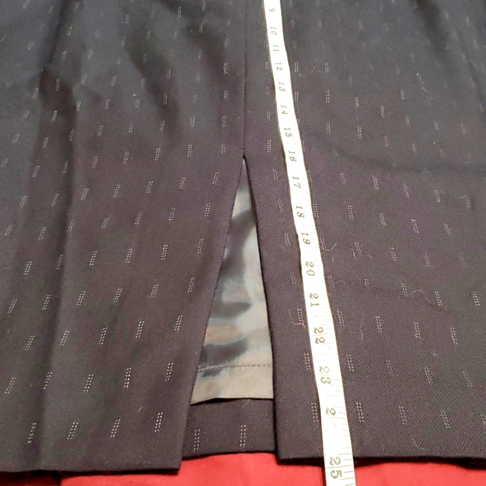 Christian Dior Navy Wool Skirt Suit 14 - Picture 14 of 15